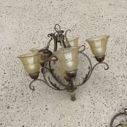 Chandelier and light fixture