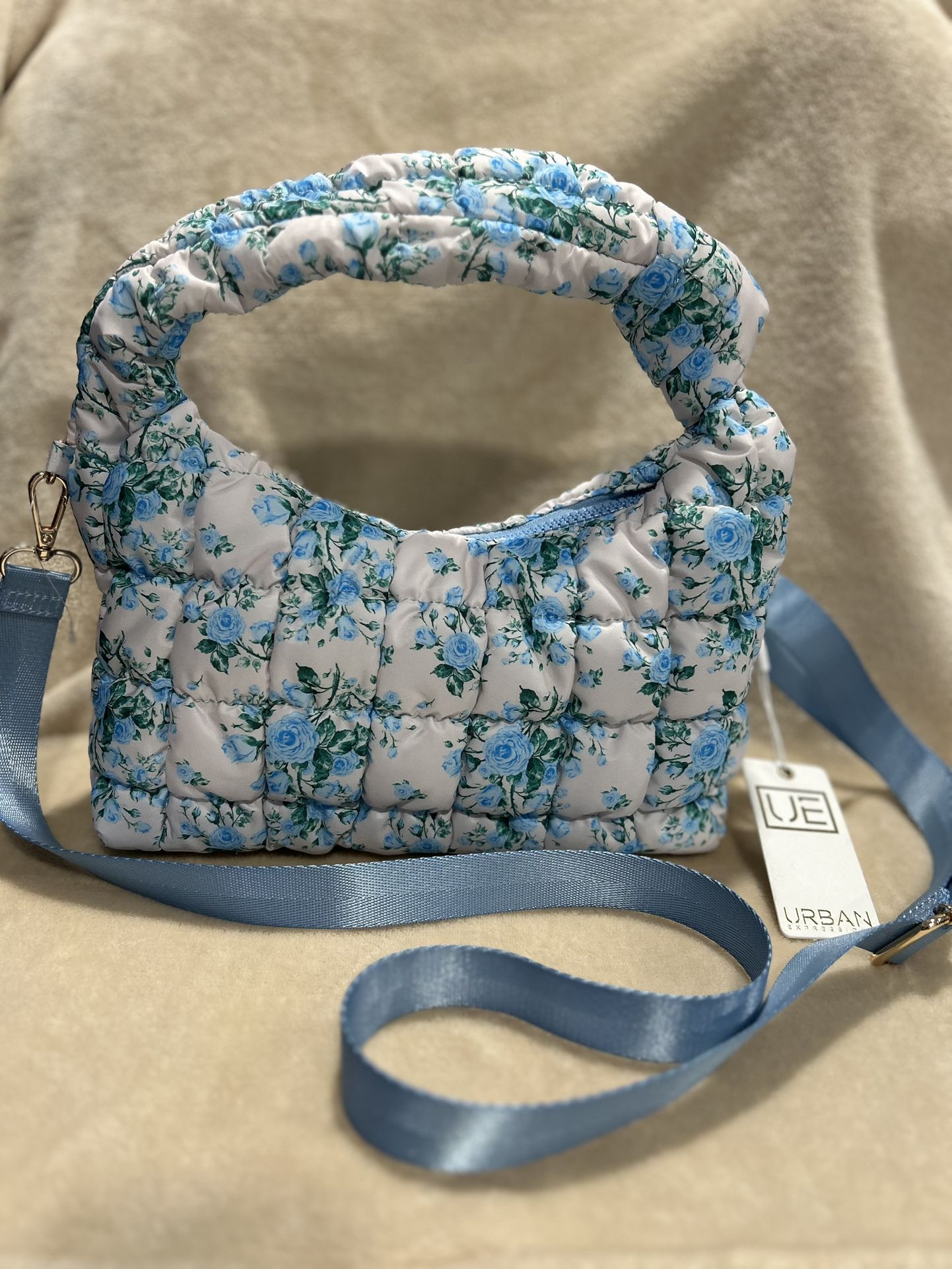 Blue Floral Bag