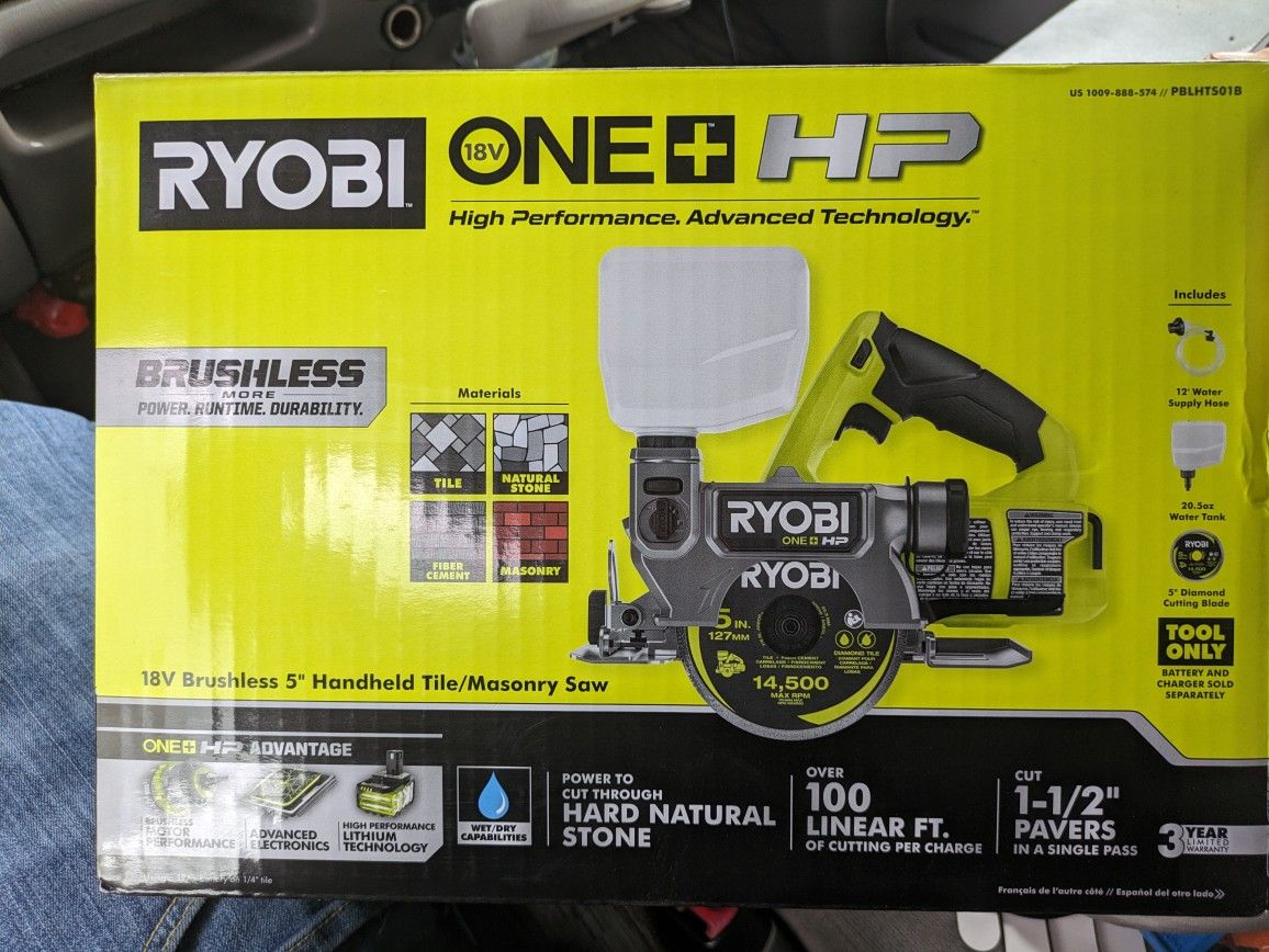 Ryobi Wet Dry Tile Saw