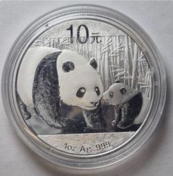 1OZ SILVER COINS (PANDA COLLECTION read disc)