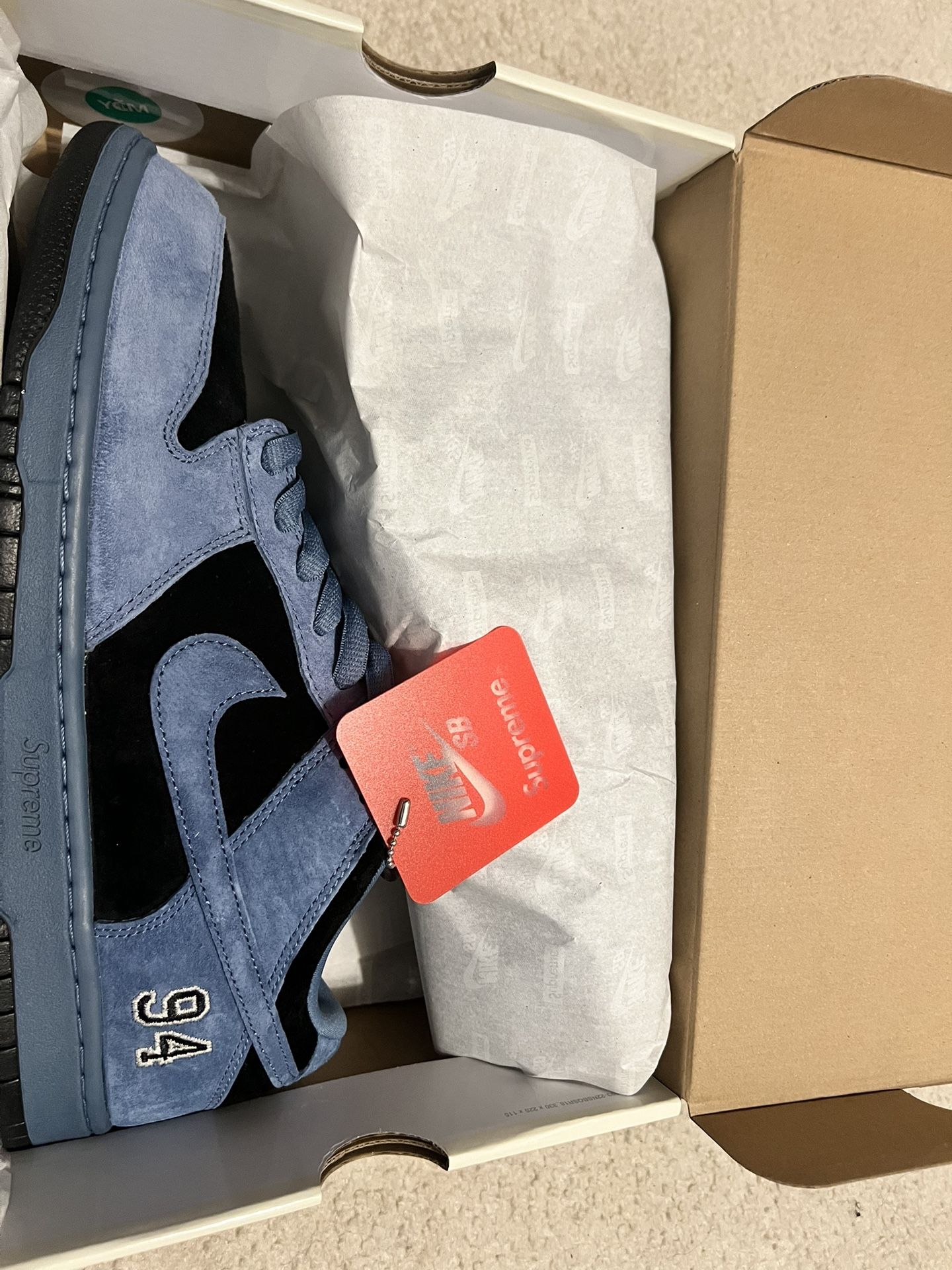Nike/supreme SB Dunk Ocean Fog