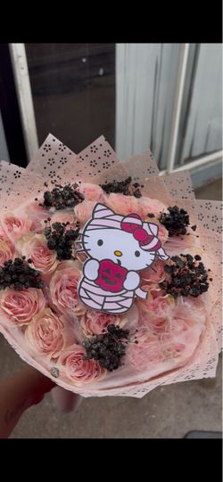 Hello kitty roses
