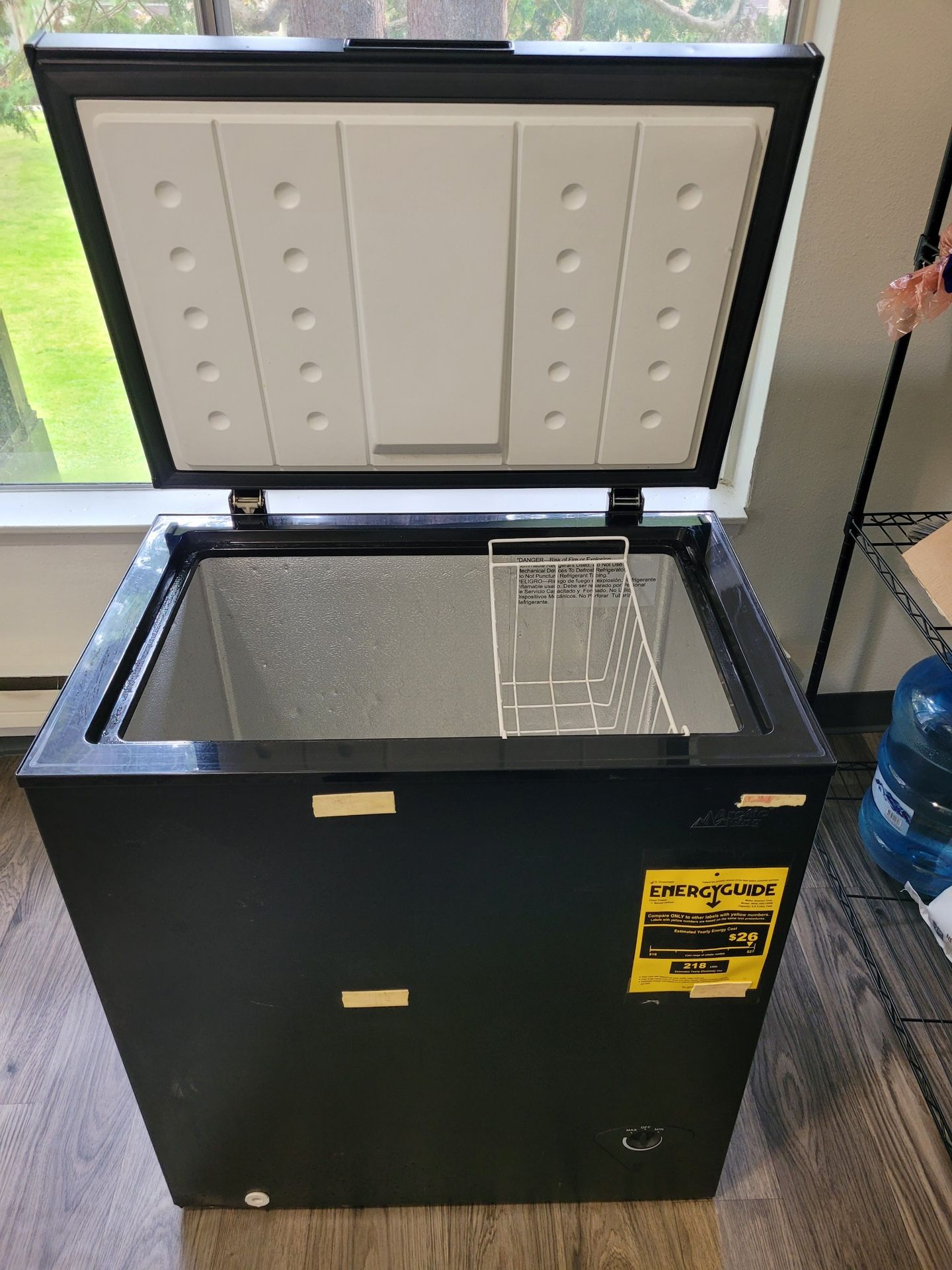 Black Deep Freezer 