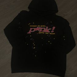 Black And Pink Spider Hoodie