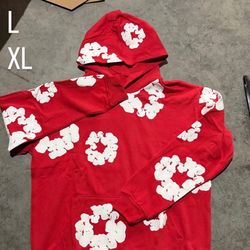 Red Denim Tears Hoodie 