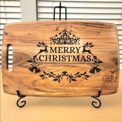 Personalized Decorative Cutting Board For Christmas 