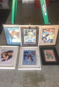Framed Anime Portraits