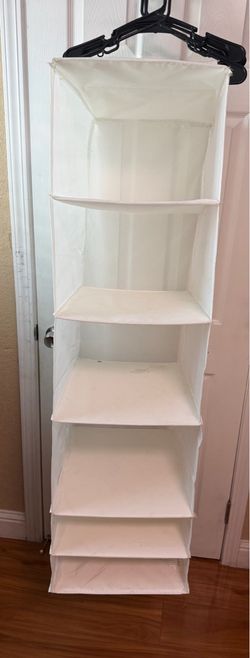 6-Shelf Hanging Closet Organizer