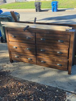 Free Dresser and queen size bed frame
