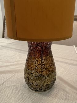 Partylite Siena Lamp W/shade Candle Holder