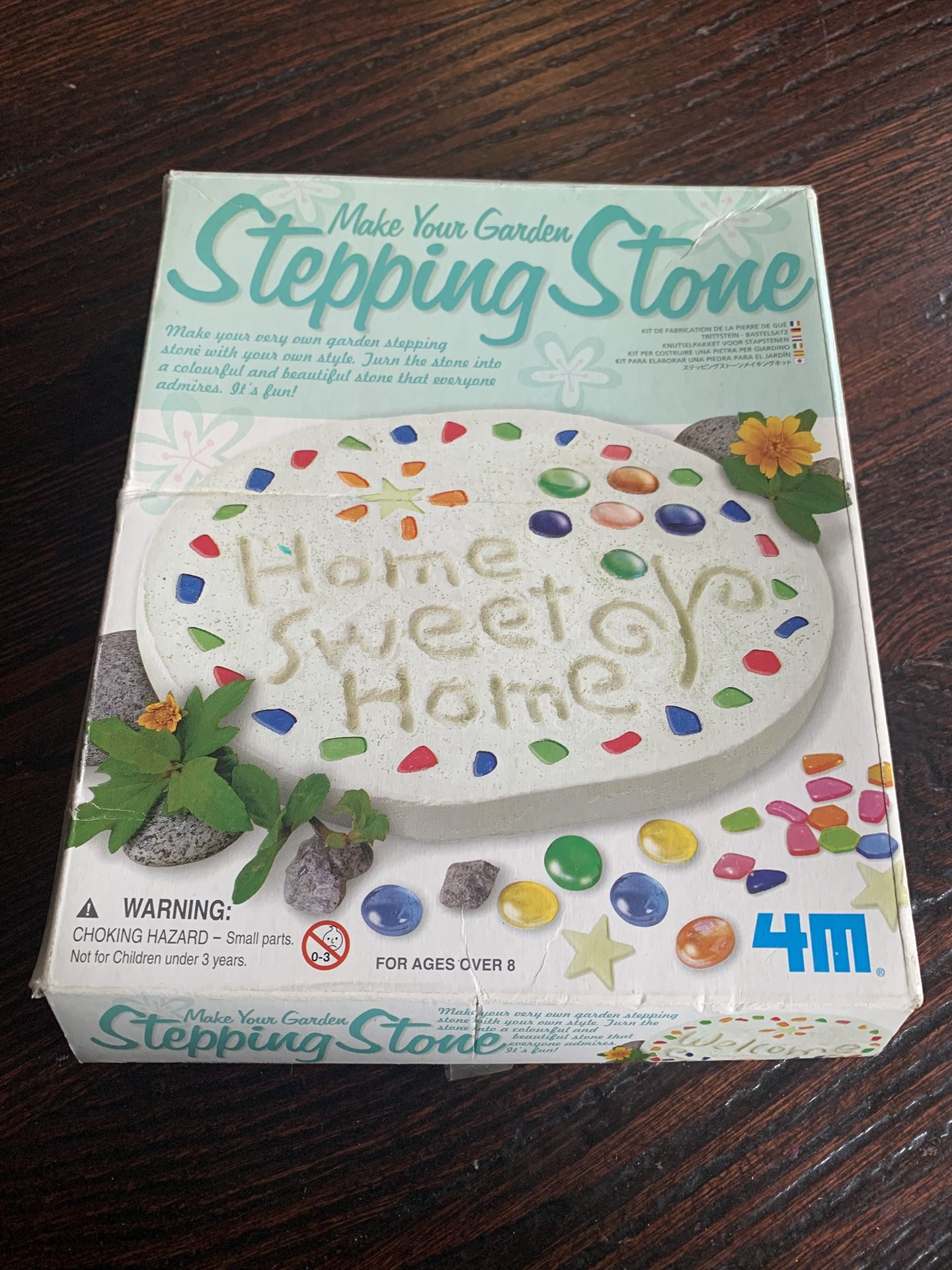 Make Your Garden Stepping Stone New sealed 4M 2007 craft kit