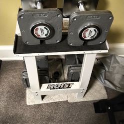 Hoist adjustable dumbbells 75 Lbs