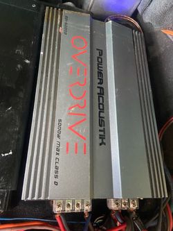 5000 watts Power Acoustic D class