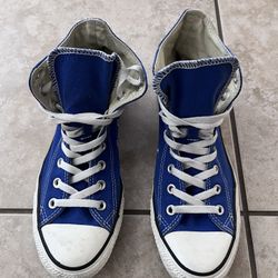 Blue High Top Converse Shoes