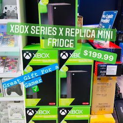 Xbox Serried X Replica Mini Fridge -Comes With Built In Usb Port- **NEW**