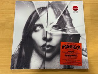 Lady Gaga Mayhem Opaque Yellow Vinyl LP Target Exclusive Cover Art + Poster New