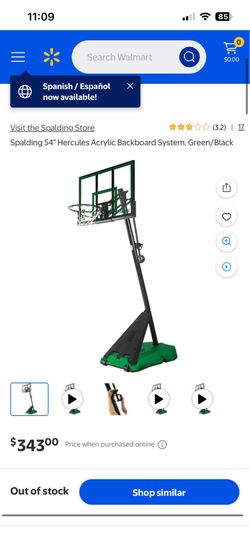 Basketball Hoop $100