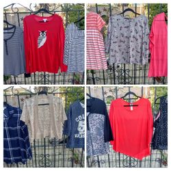 ALL 12 WOMEN'S SIZE XL TOPS FOR $15