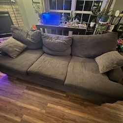 2 Matching Sofa W Love Seat Ad Maple Coffee Table And End Table W Tile Inlay 