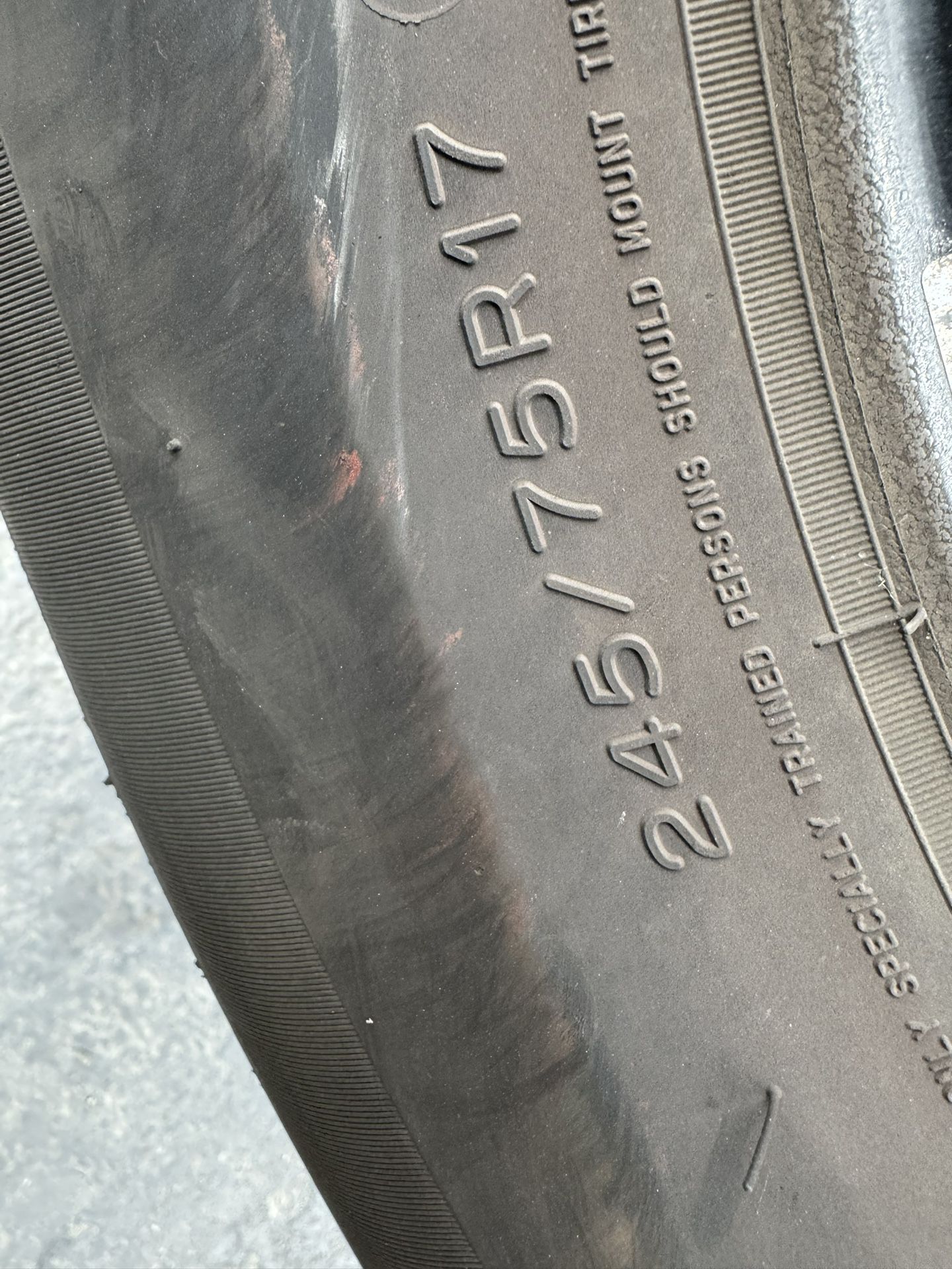 245/75/17 Michelin (2 Tires) $80.00/ Both 