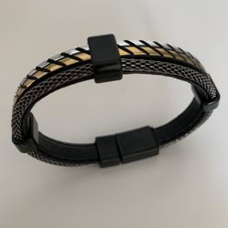 Mens Genuine Leather Bracelet  