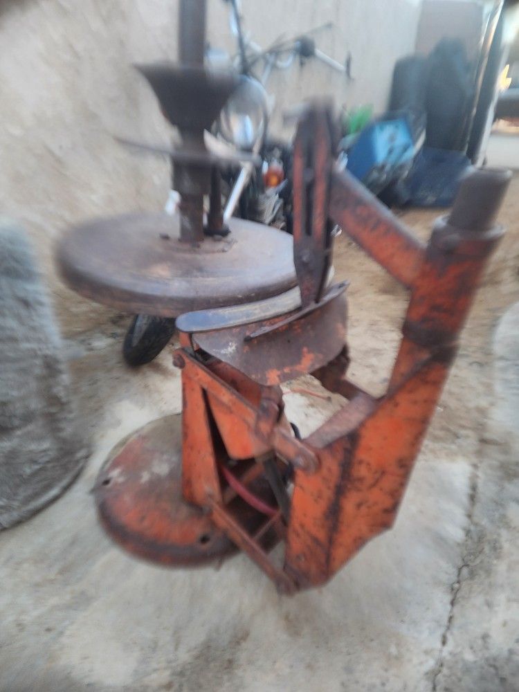 Motorcycle Project And Tire Remover Works Fine 