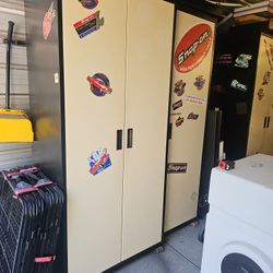Bald Head premium metal garage cabinets
