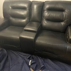 Lazy Boy duo Electric Recliners bonded Leather