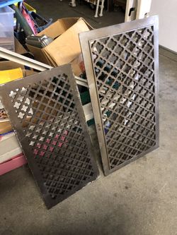 Cast aluminum vent covers