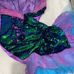 Mermaid Costume For Kids  L 10/12
