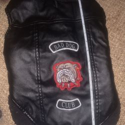 Leather Dog Jacket 