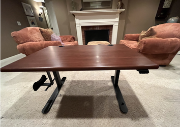 2019 Lightly Used iMovr Lander Wood Grain Top Standing Desk LN1X-RED3047WG - North Olmsted, OH