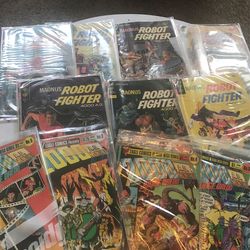 🔥7 MAGNUS ROBOT FIGHTER 4000 AD BRONZE AGE COMIC BOOKS+ 5 2000A.D Comics 💎=12