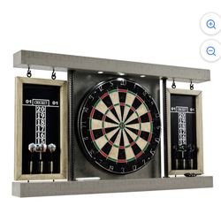 Prescott Bristle Dartboard Cabinet Set