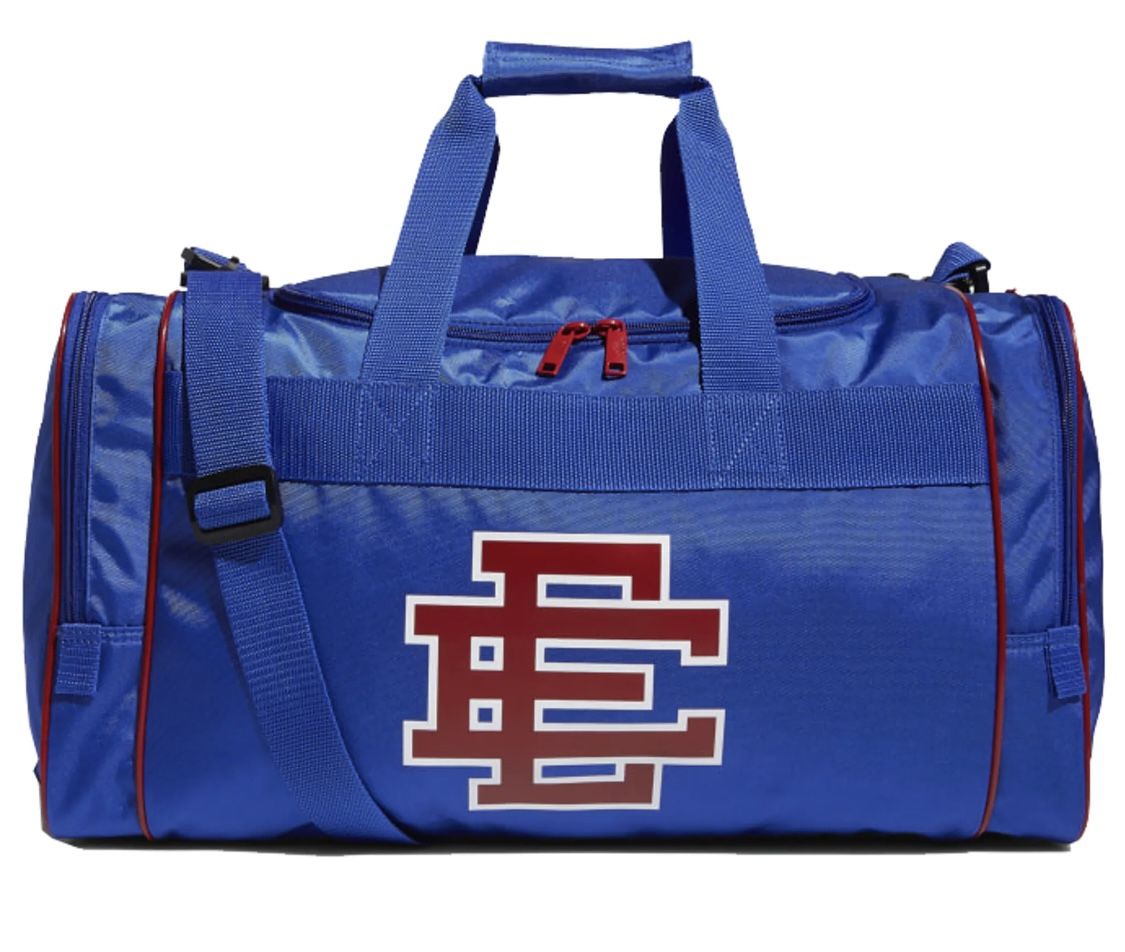 NEW Adidas X Eric Emanuel MIDNIGHT MADNESS Kansas Dark Blue Gym Train Duffle Bag