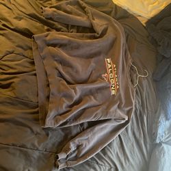 Atlanta Falcons Vintage NFL Brand Pullover (slight Holes By Logo)