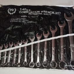 14 Piece Wrench Set 14 Llaves 
