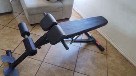 Fitness Reality 3-in-1 FID Weight Bench, Hyper Back Extension, Roman Chair, Adjustable Ab Sit up Bench, Incline Decline Bench