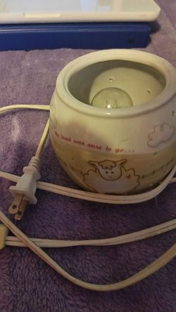 Vintage porcelain lamp