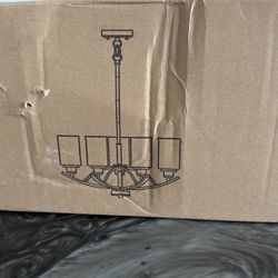 5lights Glass Ch..ng Living Room Foyer Bar