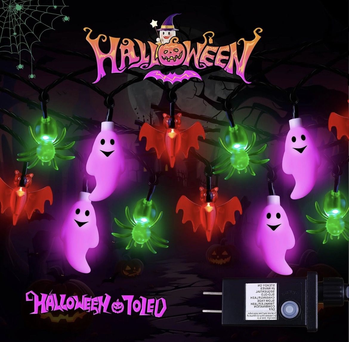 Halloween Strings Lights 2 Available See Pictures 