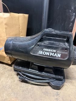 Oreck Iron Man portable vacuum