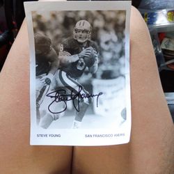 Steve Young Autograph