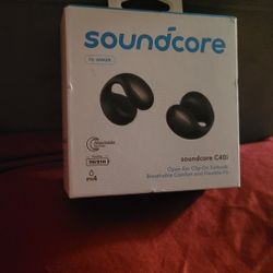 Soundcore C40i by Anker, Open-Ear Earbuds, Clip-On 