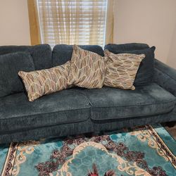 Dark Teal Sofa – Excellent Condition – $175 OBO
