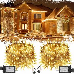Warm White LED String Lights – 2 Pack