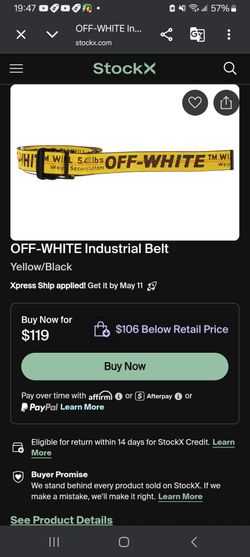 guess off white belt