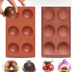 Red Silicone Cocoa Bomb Mold