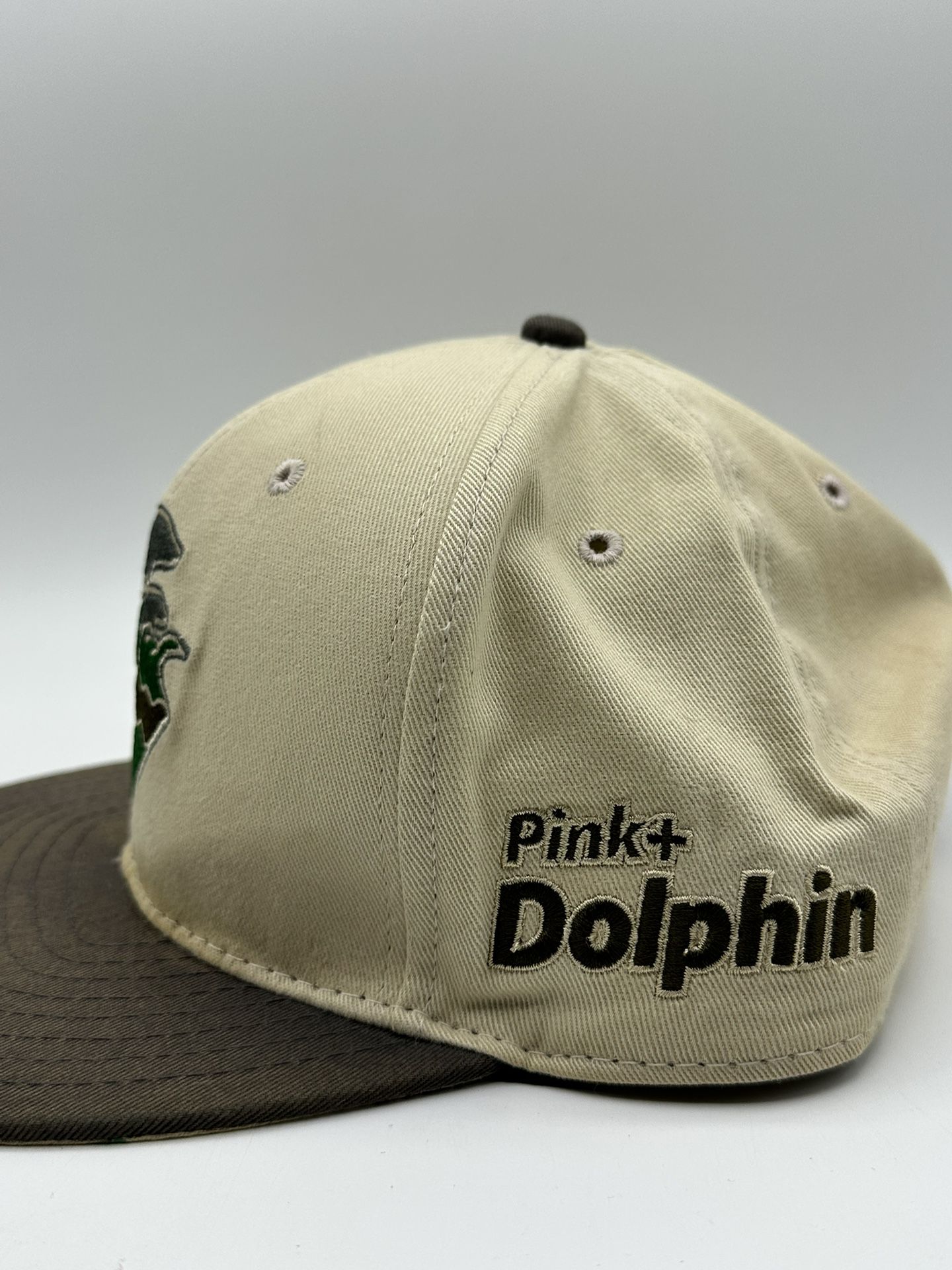 Pink Dolphin Strapback Hat Beige 
