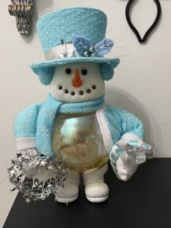 Christmas Vintage Fiber Optic Snowman